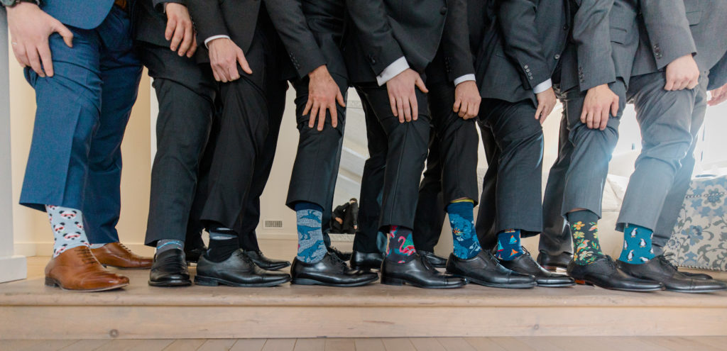 Typical Wedding Day Sock traditional Photo - Fun Socks