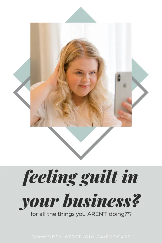 Feeling Guilt in your Business about what you AREN'T doing? Bethany Barrette tackles how to stop this guilt train and guides you on 3 easy ways to Kick Your own Butt into gear and make everyone else jealous of how much you are doing!  
