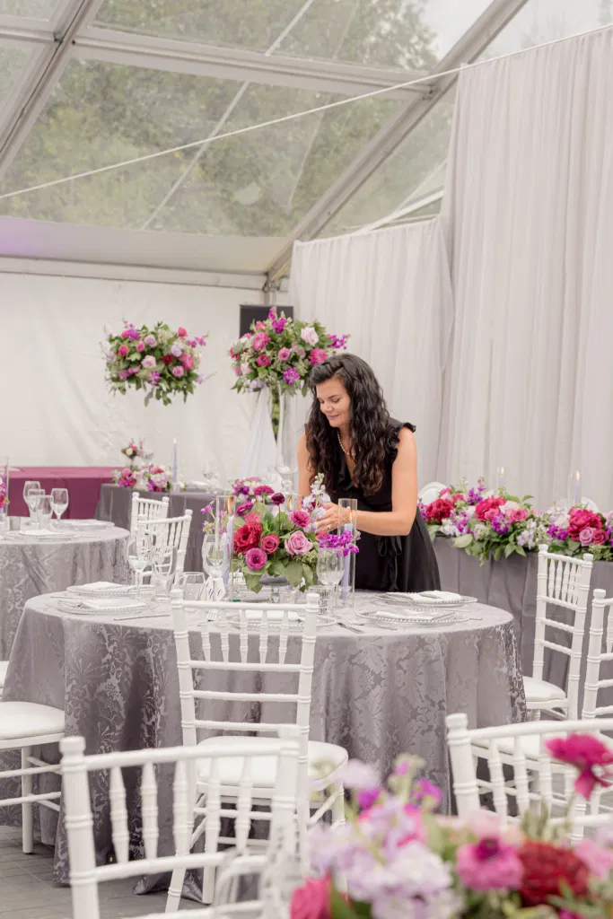 Erica Irwin Wedding Planner Ottawa - Backyard Tent Wedding Ottawa - Beautiful Design and Florals - Execute Wedding Planner - Grey Loft Studio 