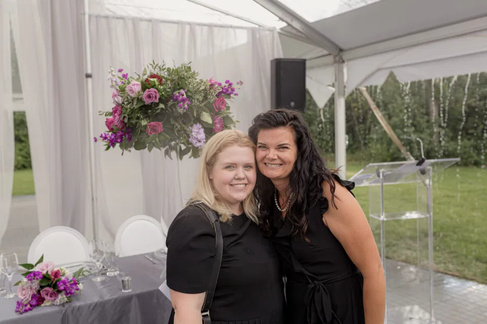 Erica Irwin & Bethany Barrette - Wedding Day - Backyard Wedding - Rainy