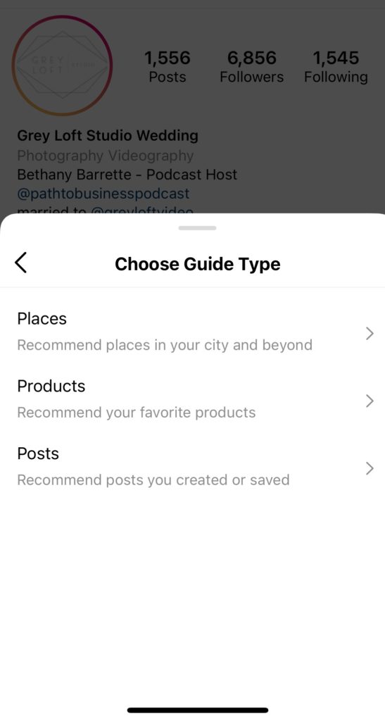 Using Instagram Guides to Grow your Business - Instagram business - weddings - florists - Ottawa venue - Ottawa Wedding venues - local florists - wedding dress - instagram reels - how to create guides - how to use insta