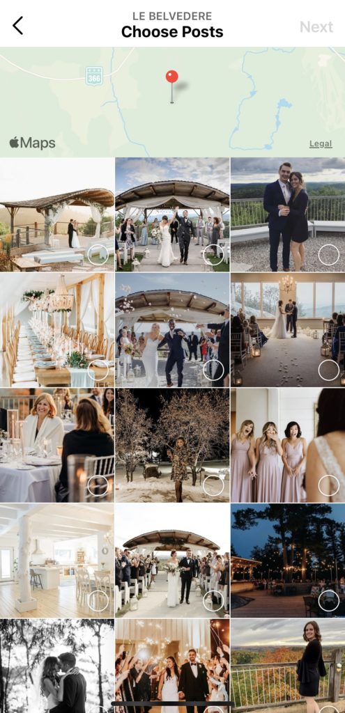 Using Instagram Guides to Grow your Business - Instagram business - weddings - florists - Ottawa venue - Ottawa Wedding venues - local florists - wedding dress - instagram reels - how to create guides - how to use insta - adding locations - location - location guides