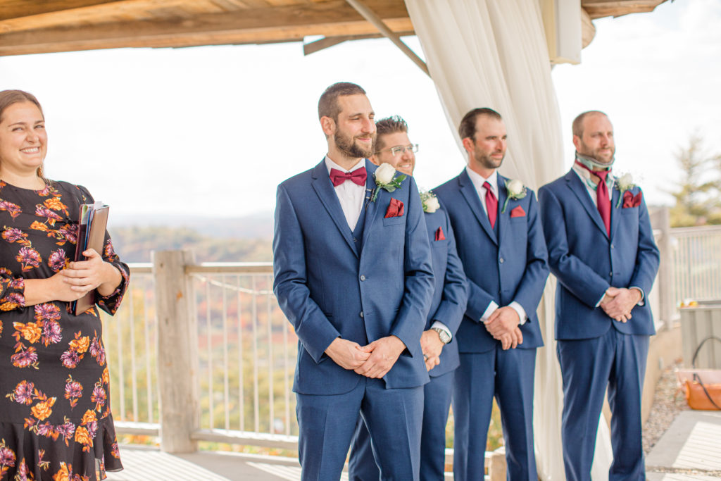 GreyLoftStudio - Grey Loft Studio - Wedding Day - Groom - Wedding Day Photos - Wedding Day Ideas - Wedding Day Walking Down The Aisle - Groom Waiting - Wedding Photos Ideas - Groomsmen Photo Ideas 