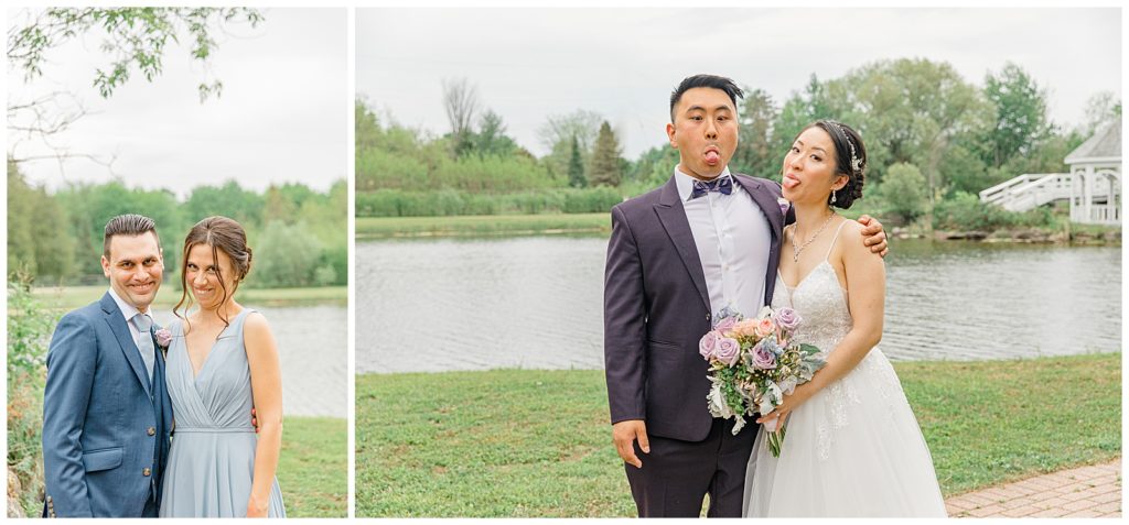 Siblings on Wedding Day - Italian & Chinese Family - Wedding - Lisa & Pat - Grey Loft Studio - Wedding Photo & Video Team - Light and Airy - Ottawa Wedding Photographer & Videographer Orchard View Weddings 